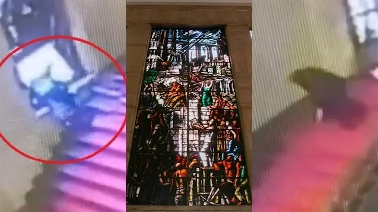 سقط بطريقة صادمة.. سياسي إيطالي يحطم قطعة فنية نادرة بالصدفة (فيديو)