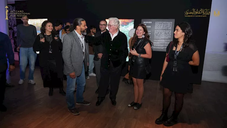 بالصور| حسين فهمي يفتتح قسم CAIRO’S XR ضمن فعاليات “القاهرة السينمائي”