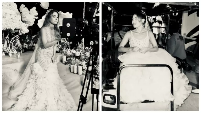 صور جديدة لـ هاجر السراج في حفل زفافها