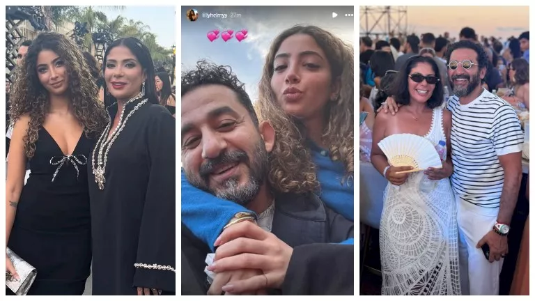15 صورة لـ لي لي مع أحمد حلمي ومنى زكي
