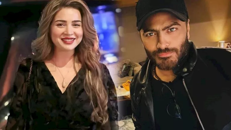 مي عز الدين تتمنى الشفاء لـ تامر حسني