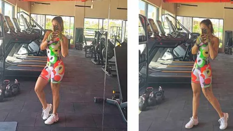 بملابس جريئة داخل الجيم.. أحدث ظهور لـ هيدي كرم بالـ”سيلفي” والجمهور ي