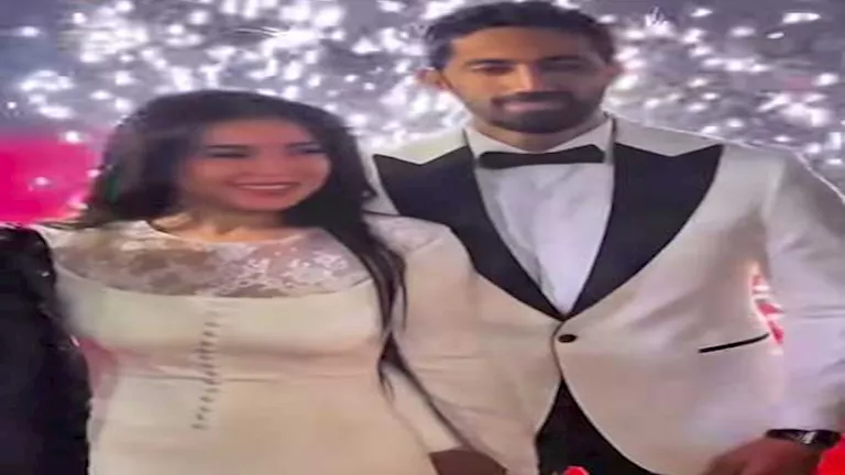 “فستان عروسة”.. مي عز الدين بالأبيض بأول ظهور لها مع عريسها (صور)