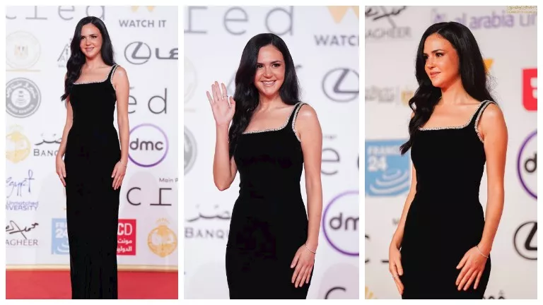 ركين سعد تخطف الأنظار في حفل ختام القاهرة السينمائي