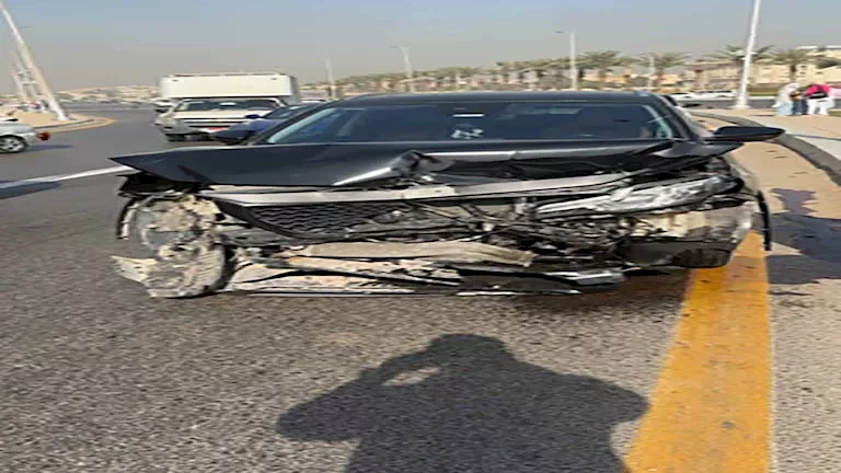 نجاة أحمد بتشان من حادث سير مروع