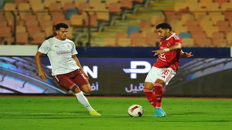 ملخص الشوط الأول من مباراة الأهلي وسيراميكا بالسوبر المصري