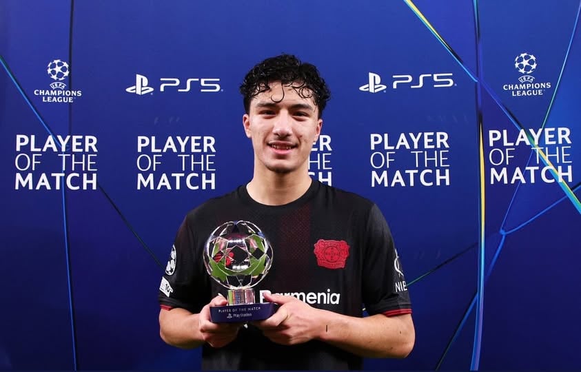 دوري أبطال أوروبا.. مازة رجل مباراة ليفركوزن أمام بنفيكا