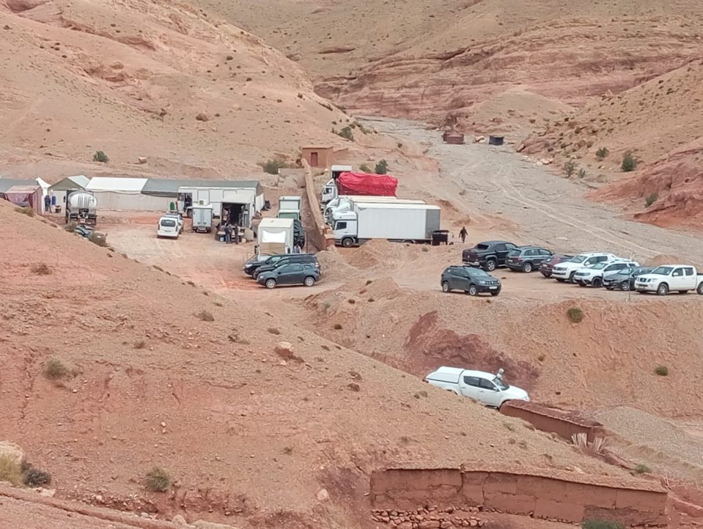 تصوير مشاهد من الفيلم الأمريكي “الأرض الموعودة” بواحة دادس نواحي تنغير