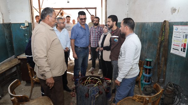 رئيس مياه القليوبية يتفقد مركز الصيانة الرئيسى والقطاع التجاري وخدمة العملاء