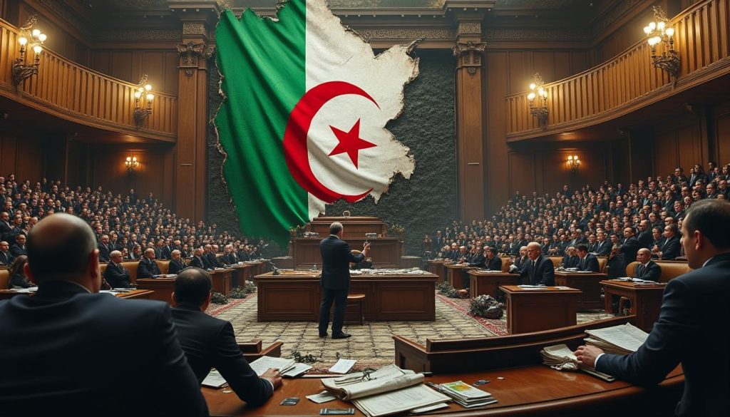 tensions politiques et défi constitutionnel en Algérie