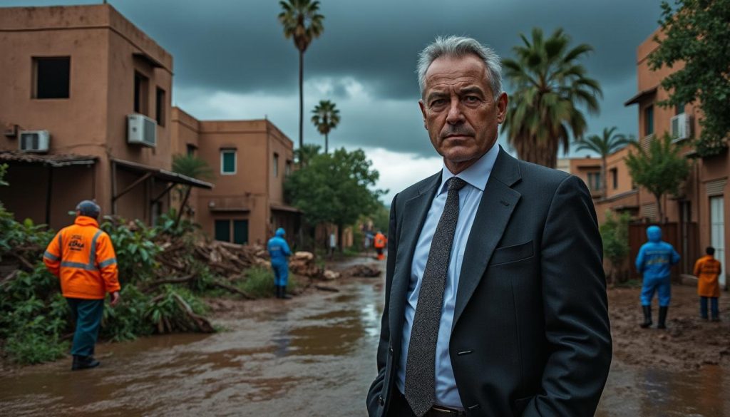 Intervention du ministre après les intempéries