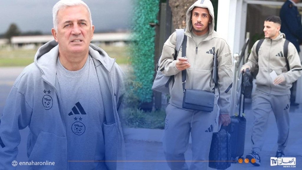 بعثة المنتخب الوطن تغادر أرض الوطن باتجاه جدة