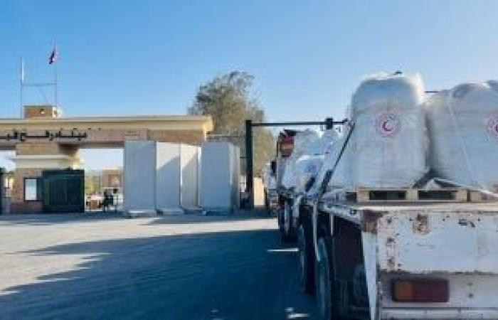 إطلاق قافلة زاد العزة الـ74 إلى غزة تحوى 88 ألف بطانية وملابس شتوية ومخيمات