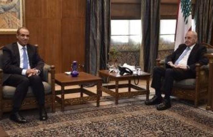 وزير الخارجية يلتقى رئيس مجلس النواب اللبنانى فى بيروت