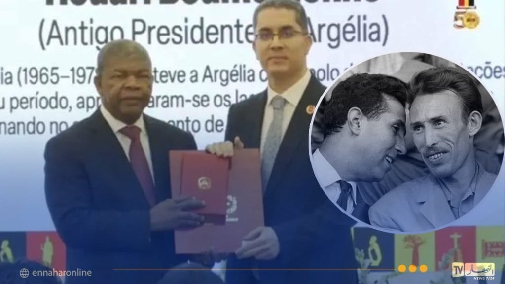 أنغولا تكرّم الرئيسين الراحلين هواري بومدين وأحمد بن بلة