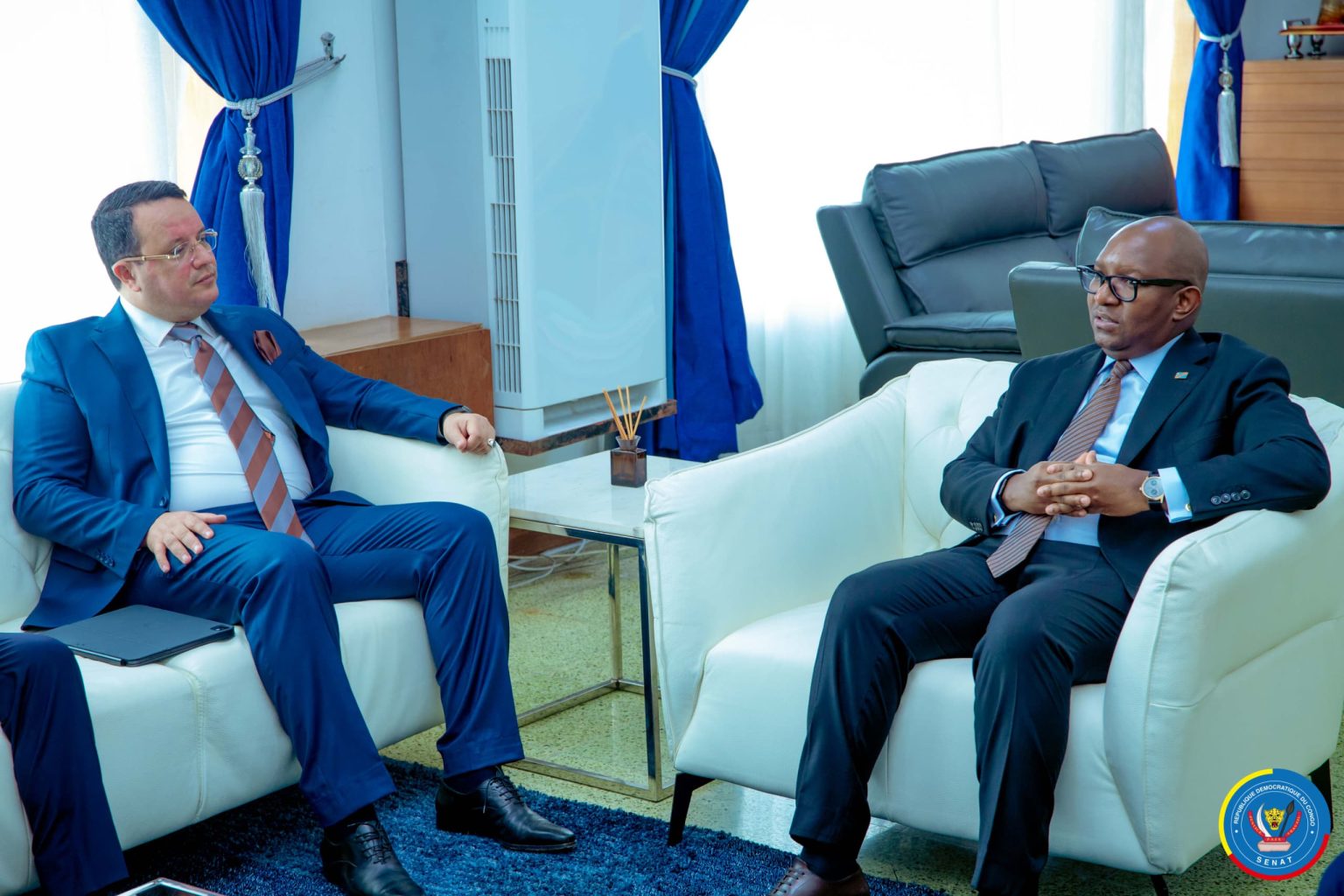 بودن يستقبل من طرف رئيس مجلس الشيوخ الكونغولي