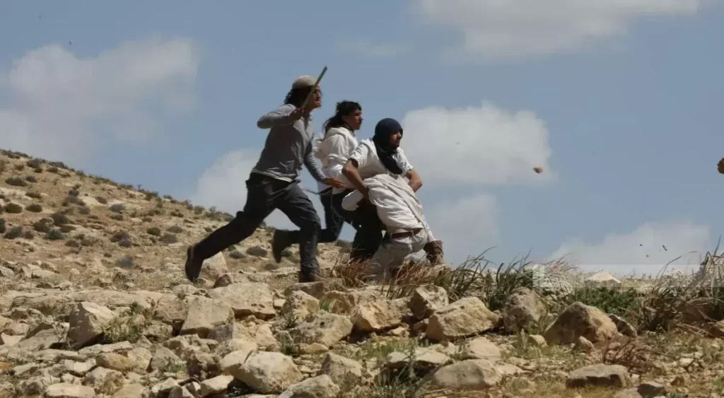 تحت حماية الاحتلال.. مستعمرون يعتدون على مواطنين في مسافر يطا