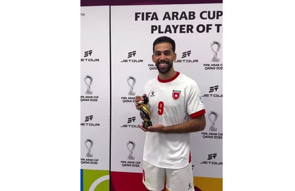 علوان يحصد جائزة افضل لاعب في مباراة الأردن والكويت…