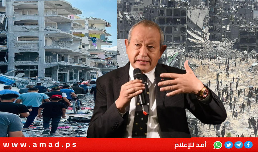 عبري: هل يقود نجيب ساويرس إعادة إعمار غزة بعد زيارته السرية لتل أبيب؟