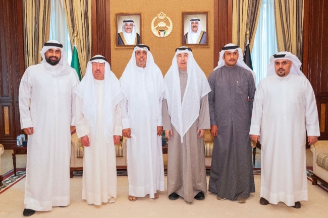 الحمود يستقبل وفد جمعية المكفوفين