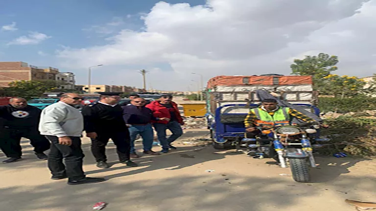 جهاز حدائق أكتوبر ينفذ حملة مكبرة لرفع الإشغالات ومطاردة “التوكتوك”