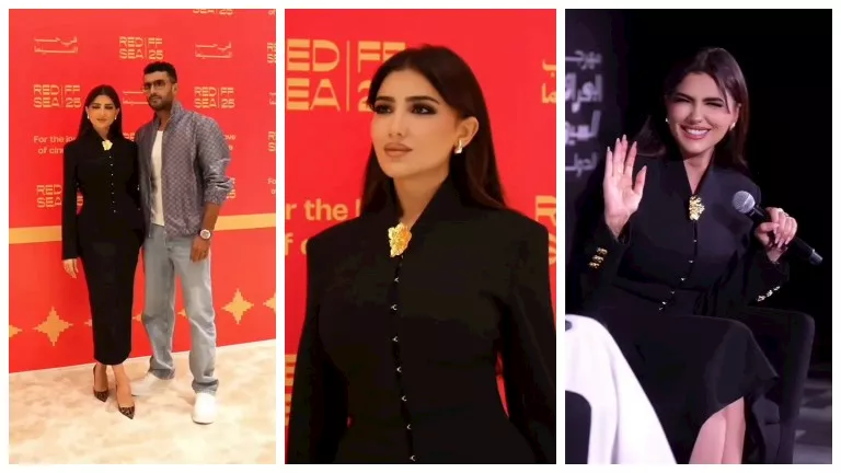 “بفستان أسود أنيق”.. مي عمر تتألق في مهرجان البحر الأحمر السينمائي