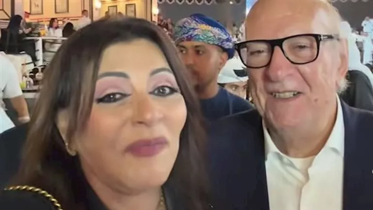 هالة صدقي تلتقي الموسيقار عمر خيرت..وتعلق: “بخير وربنا يديه الصحة”