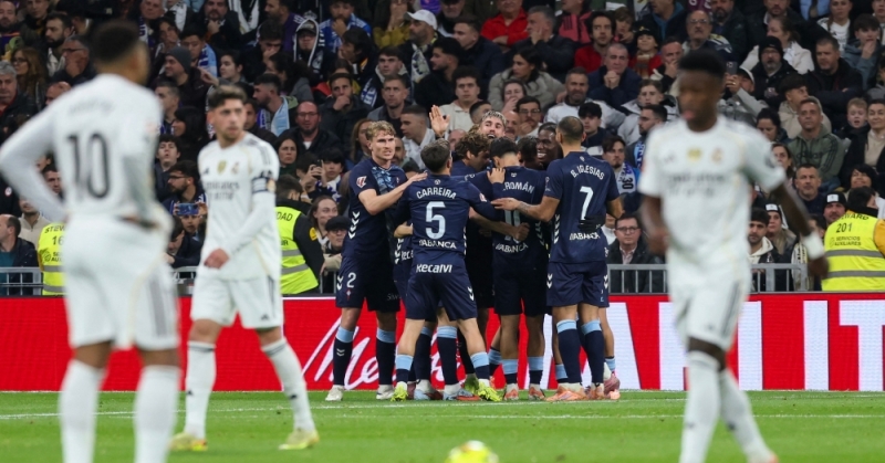 سلتا فيغو يسقط ريال مدريد في البرنابيو.. ويمنح برشلونة أفضلية 4 نقاط