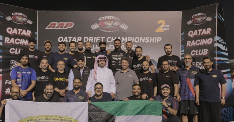 متسابقو نادي باسل الصباح يحققون مراكز متقدمة في الجولة الثانية من بطولة قطر للدريفت