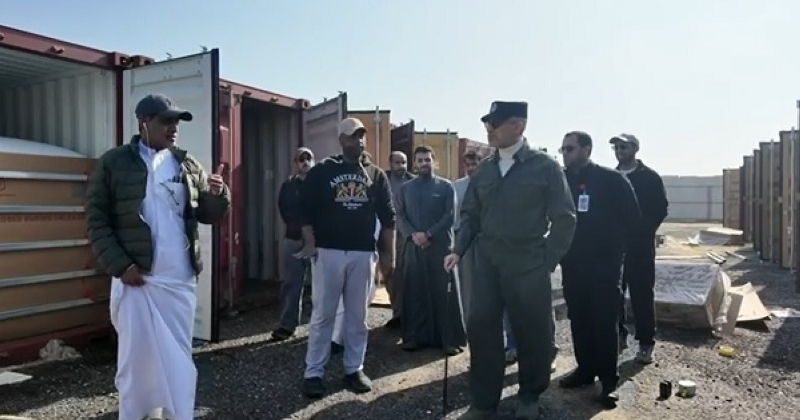 اليوسف يشرف على ضبط مزرعة في العبدلي تستخدم لتخزين وتهريب الديزل