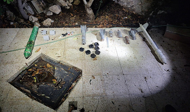 الجيش الإسرائيلي يدّعي العثور على 3 قذائف صاروخيّة في طولكرم