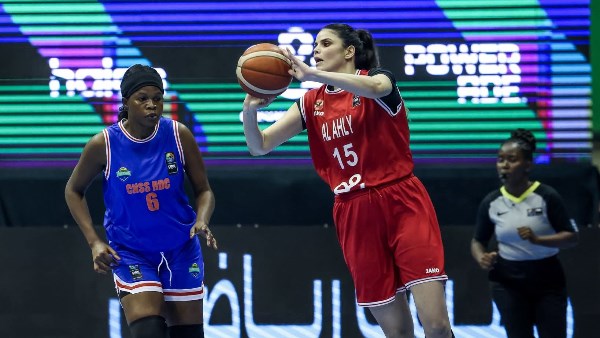 بطولة أفريقيا لسيدات السلة| الأهلي يفهزم سي إن إس إس الكونغولي 98-55 ويتأهل لنصف النهائي
