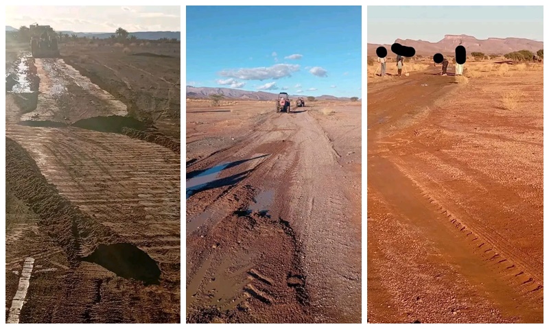 ساكنة عبدي توريرين بإقليم زاكورة تطلق نداء استغاثة بسبب تدهور الطريق القروية