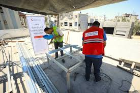 الهلال الأحمر القطري يرمم 4 مراكز صحية في قطاع غزة