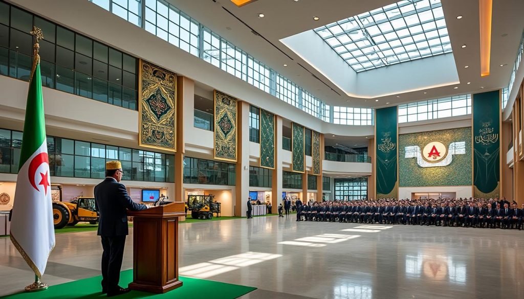 Le Président inaugure au Palais des Expositions