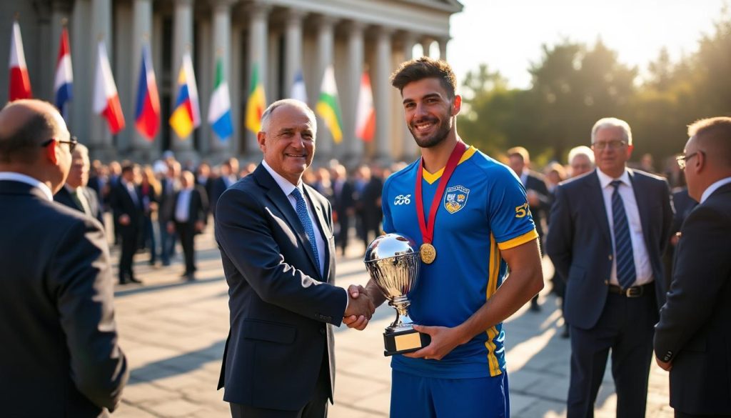Victoire historique des équipes nationales féminine et masculine de Goalball célébrée par le président