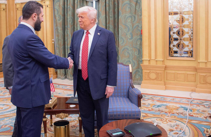 ترامب يدافع عن الرئيس السوري أحمد الشرع