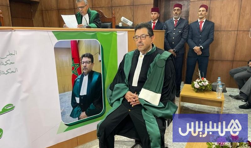 تنصيب مسؤولين قضائيين بالحاجب