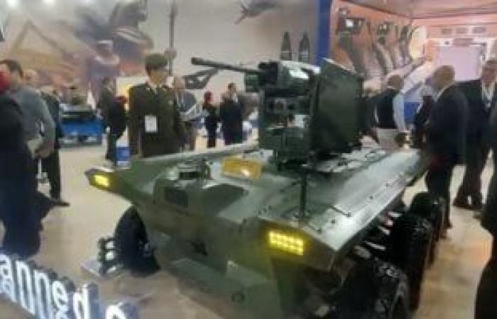 العقرب.. مسيرة أرضية تبهر زوار معرض ايديكس “فيديو”