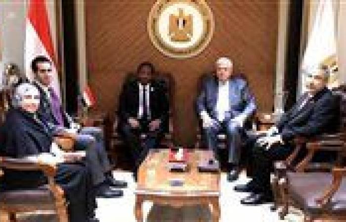 وزير التعليم العالى يستقبل مفوض التعليم والعلوم والابتكار بالاتحاد الإفريقي