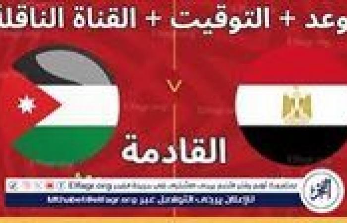 : شاهد بالبث المباشر منتخب مصر اليوم.. مشاهدة مباراة مصر × الأردن بث مباشر دون “تشفير”