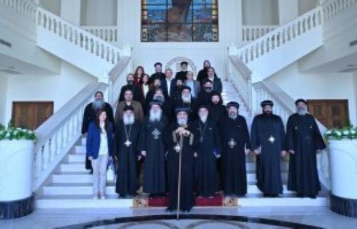 البابا تواضروس الثانى يلتقى ممثلى الكليات والمعاهد اللاهوتية بأكاديمية مارمرقس