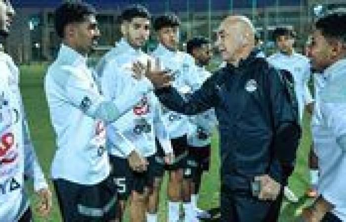 حسام حسن وإبراهيم حسن يزوران معسكر منتخب مصر مواليد ٢٠٠٧