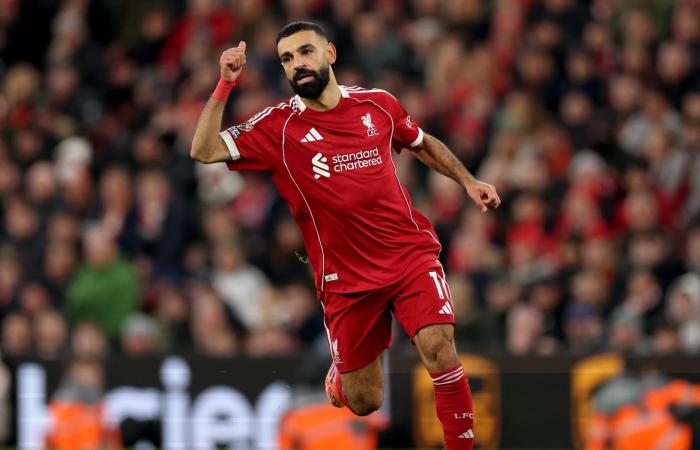 قبل التحاقه بمنتخب مصر.. صلاح يشارك متابعيه إحصائية له في البريميرليغ