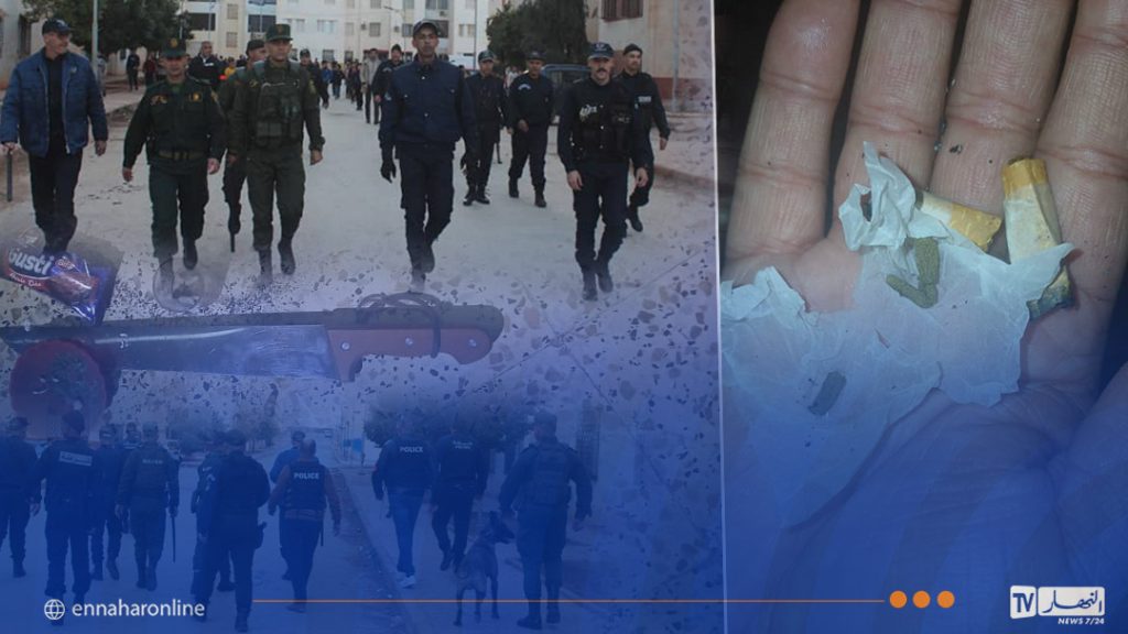 سيدي بلعباس.. توقيف مبحوث عنهم وحجز مخدرات وأسلحة بيضاء في عملية أمنية مشتركة بتلموني