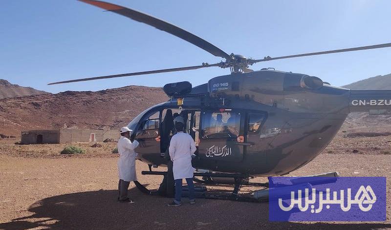 درك الحوز ينقذ سيدة في حالة حرجة