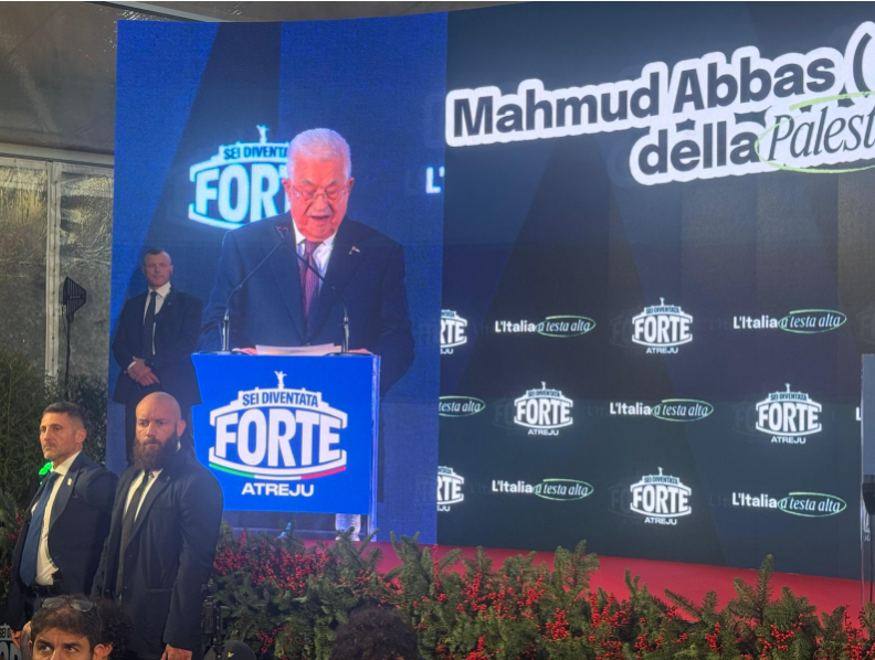 الرئيس أمام المؤتمر السنوي لحزب “إخوة إيطاليا”: نيل دولة فلسطين لاستقلالها هو الطريق لضمان أمن واستقرار منطقتنا