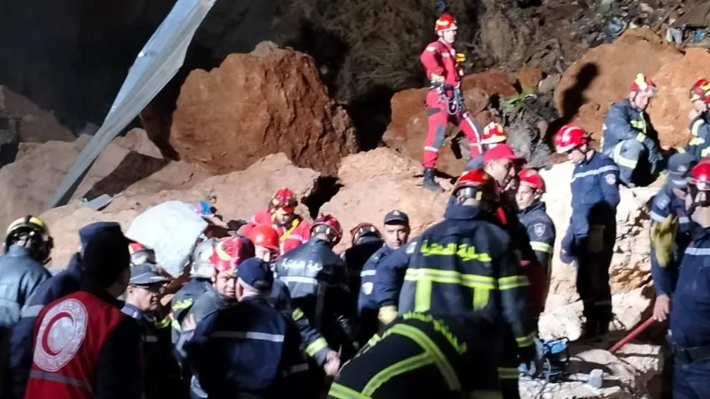 بجاية.. انهيار مسكن فردي إثر انزلاق التربة بسيدي عيش