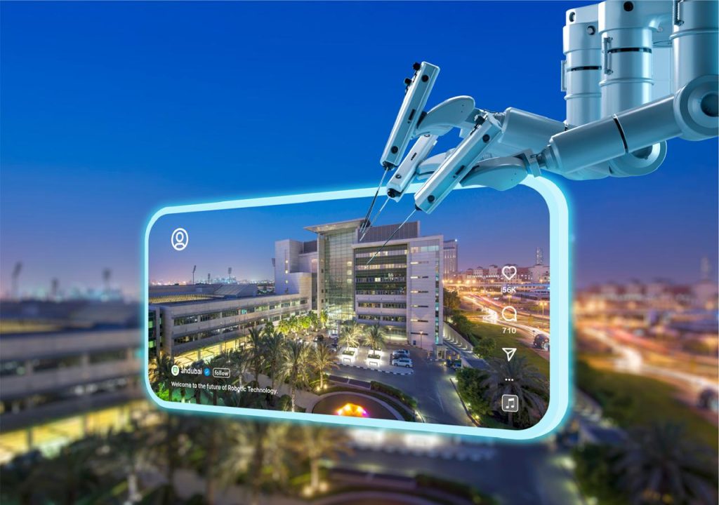 المستشفى الأمريكي دبي يحقق إنجازاً جديداً في الجراحة الروبوتية باقتناء نظام “دا فنشي 5”